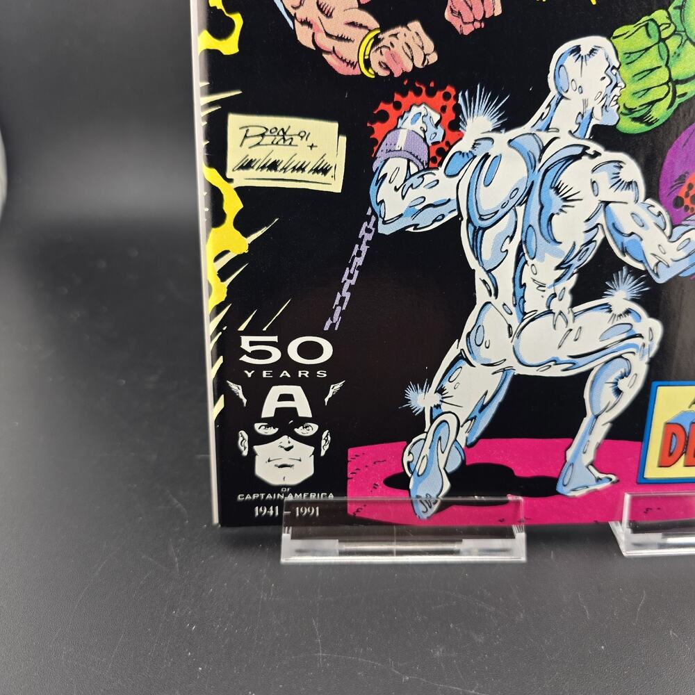 SILVER SURFER #58 NM 9.4 Marvel 1991 Ron Lim Infinity Gauntlet Newsstand Crisp - Picture 5 of 7